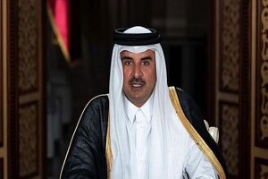 امیر قطر به تهران وارد شد