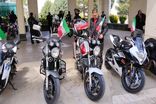 اجرای رالی موتورسیکلت‌ها در محکومیت حمله به آثار تاریخی ایران