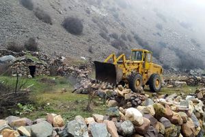 2 هزار متر از اراضی ملی در کلاردشت آزادسازی شد