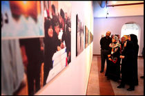 نمایشگاه آثار نقاشی پروژه «خیمه هنر» در اربعین حسینی افتتاح شد