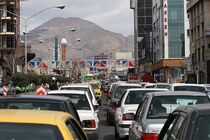 ترافیک نیمه‌سنگین اما روان در برخی از محورهای مواصلاتی کرمانشاه