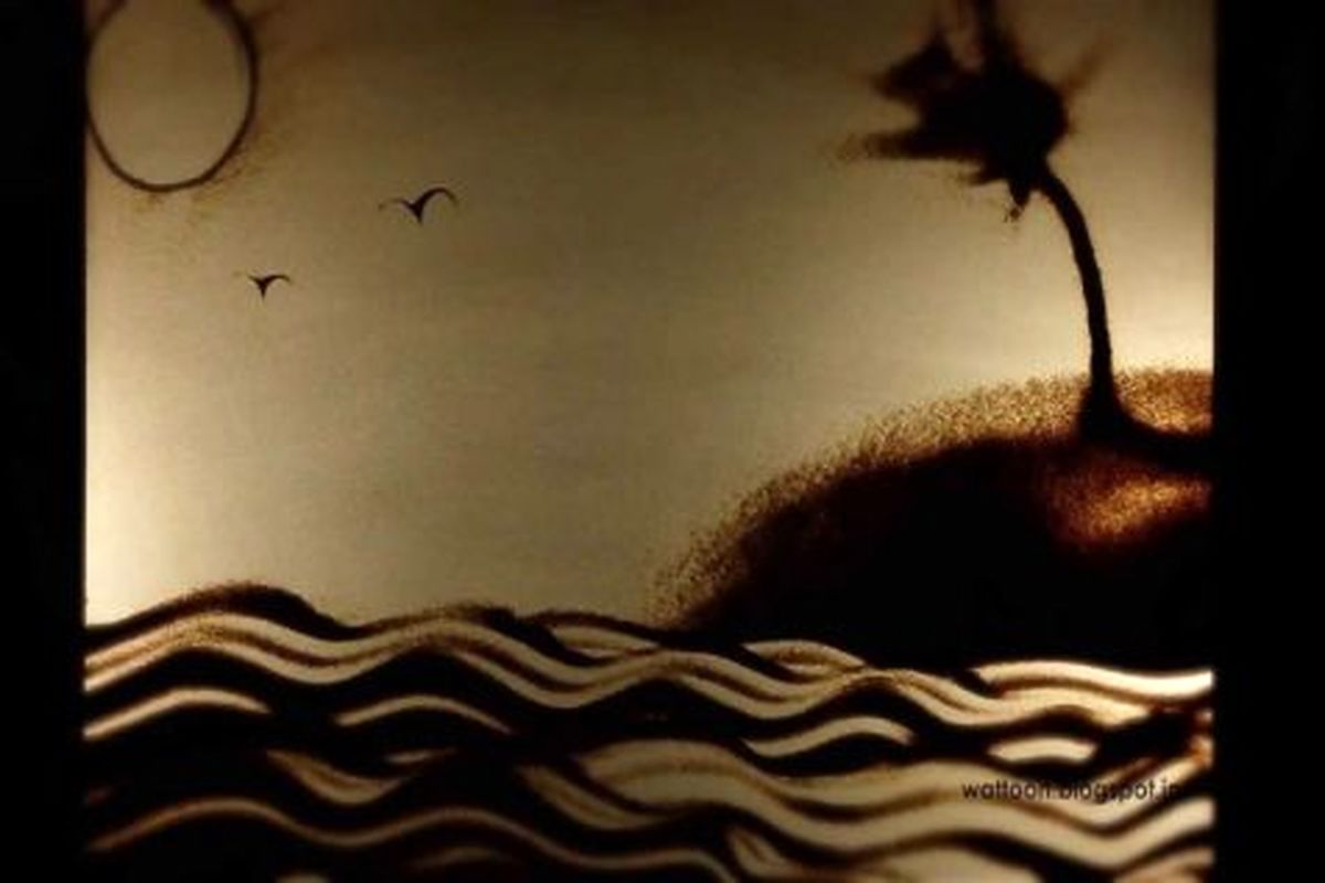 نقاشی با ماسه