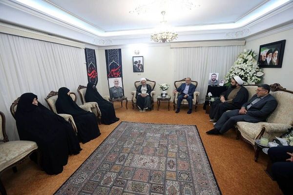 رئیس مجمع تشخیص مصلحت نظام با خانواده سردار شهید سلامی دیدار کرد