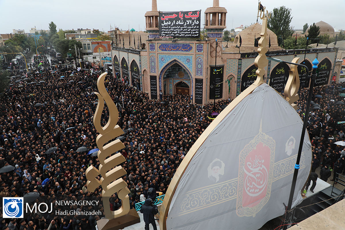 اجتماع عزاداران تاسوعای حسینی (ع) در اردبیل 