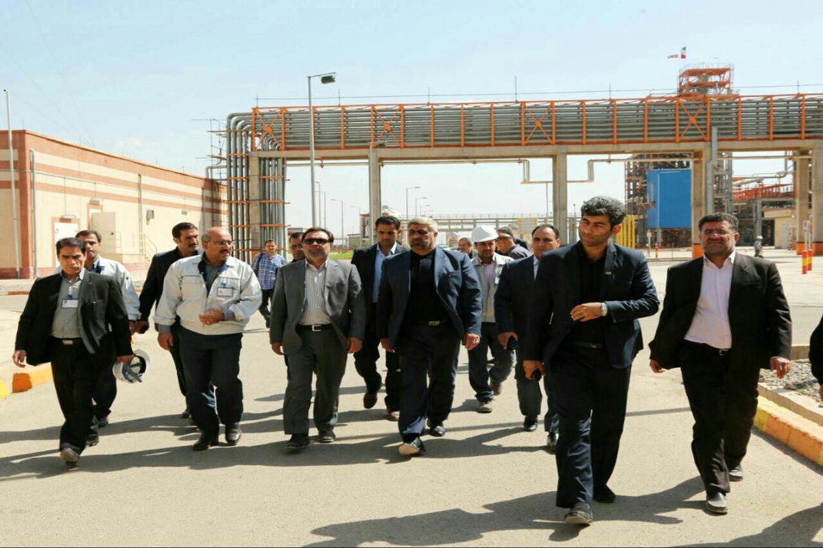 بازدید از پتروشیمی لرستان