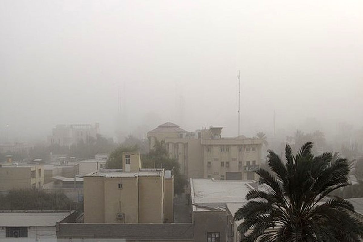 گرد و غبار در بندرعباس