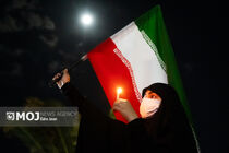 مراسم عزاداری در سوگ رهبر شهید انقلاب در میدان ولیعصر (عج)