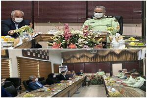 دیدار مدیر مخابرات اصفهان با فرمانده نیروی انتظامی استان