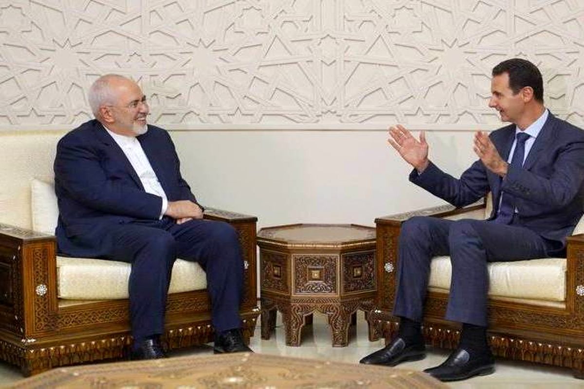 ظریف و بشار اسد