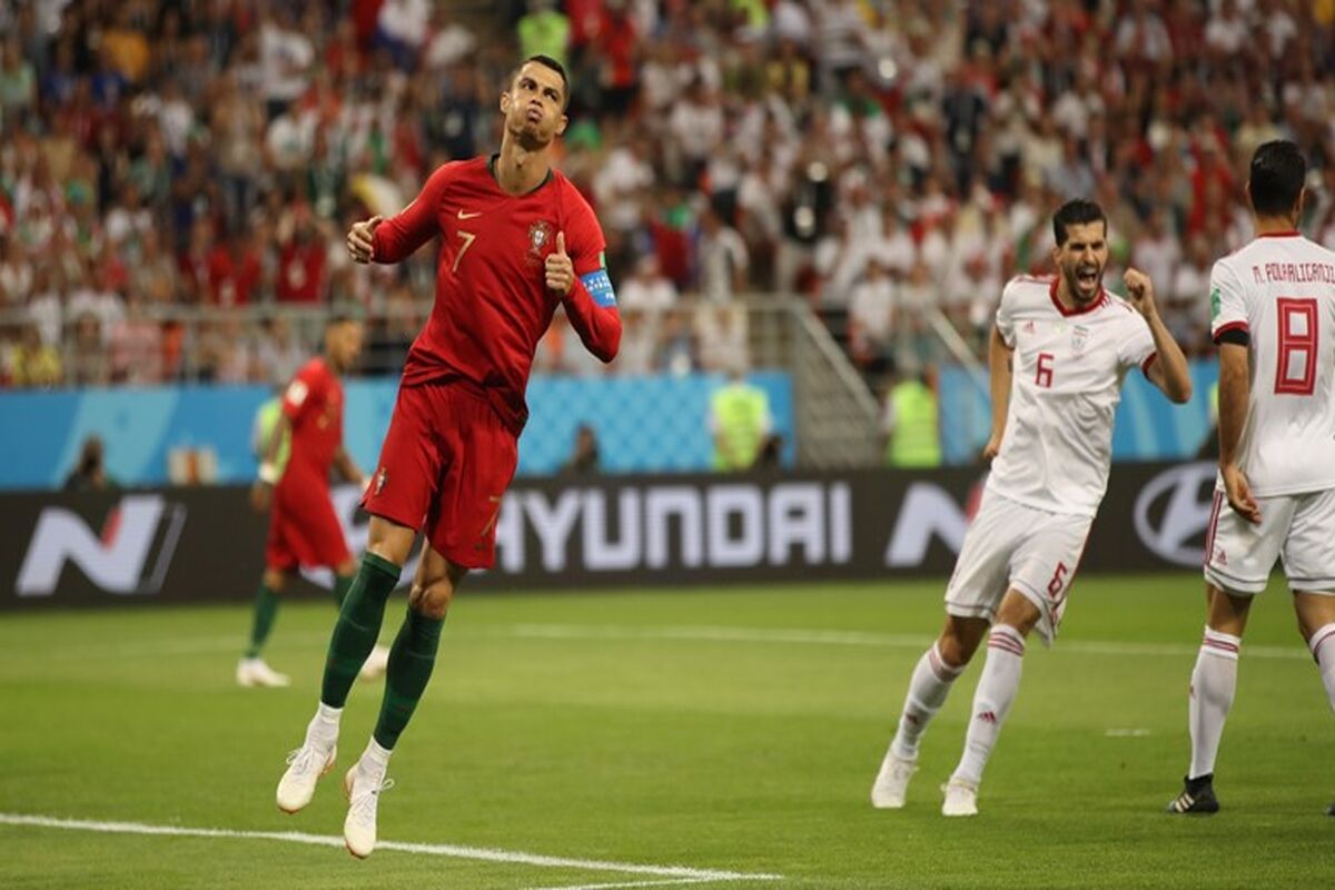 بازی ایران و پرتغال