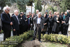 کاشت درخت توسط هنرمندان پیشکسوت