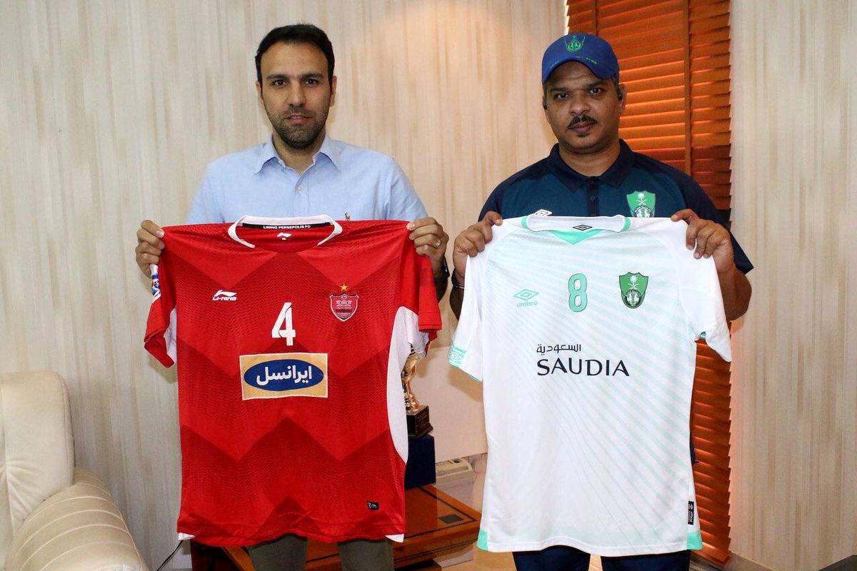 رنگ لباس پرسپولیس و الاهلی عربستان
