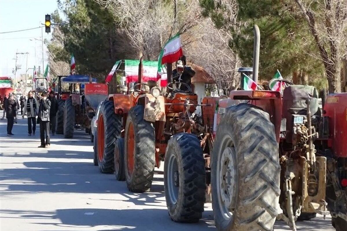 راهپیمایی+با+تراکتور
