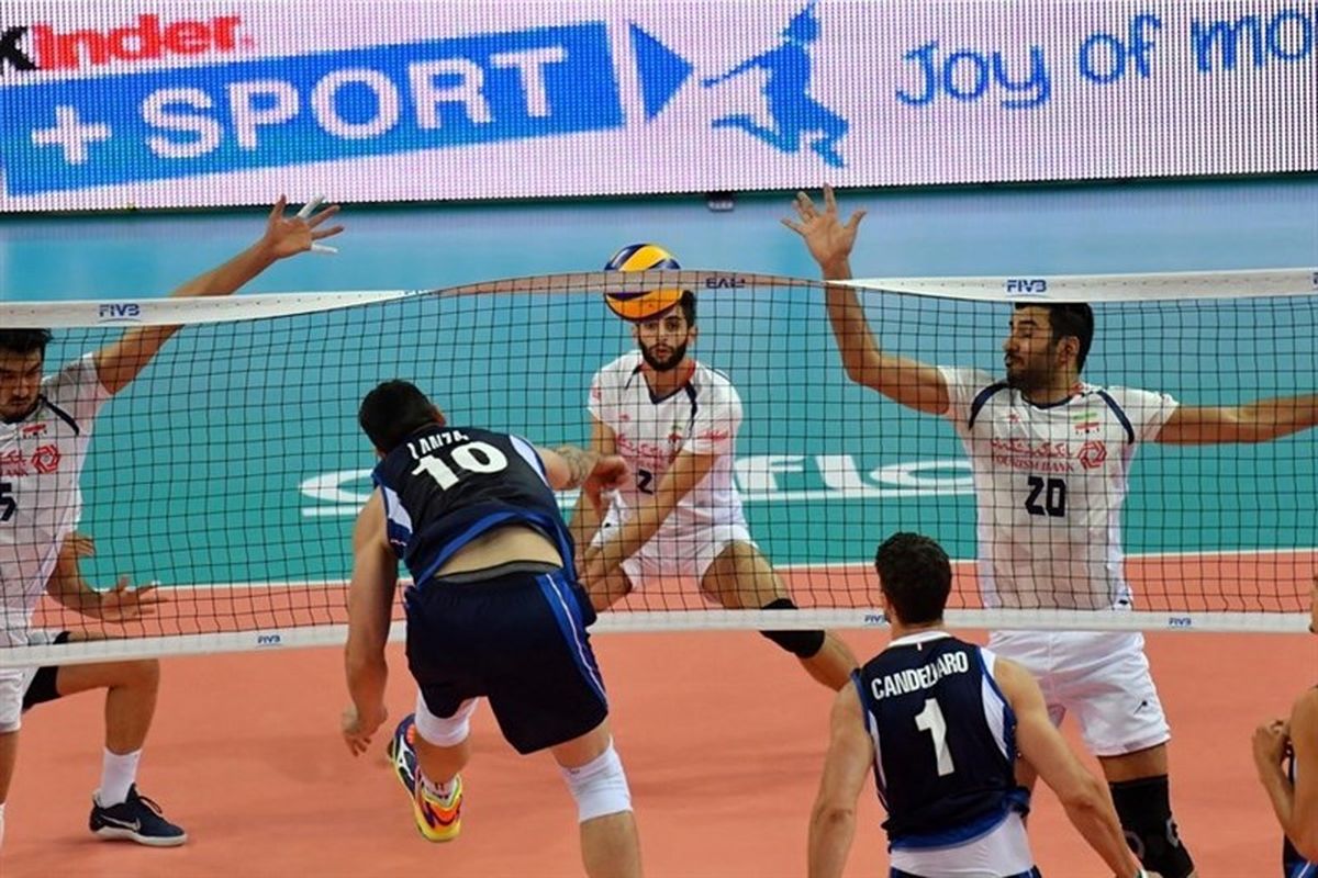 والیبال ایران و ایتالیا