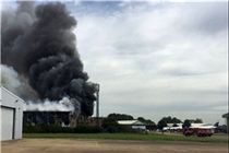 صدای انفجار در فرودگاهی در شهر لندن انگلیس شنیده شد