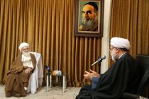دیدار تولیت آستان قدس رضوی با آیت الله نوری همدانی و جوادی آملی