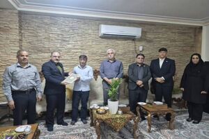 مدیر منطقه ۶ عملیات انتقال گاز از آزاده سرافراز بندرعباس تجلیل کرد