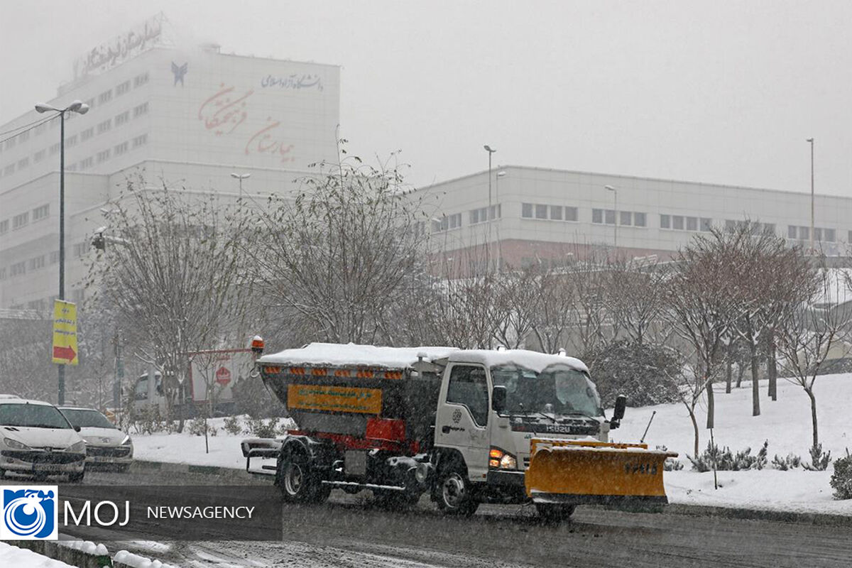 بارش برف در تهران