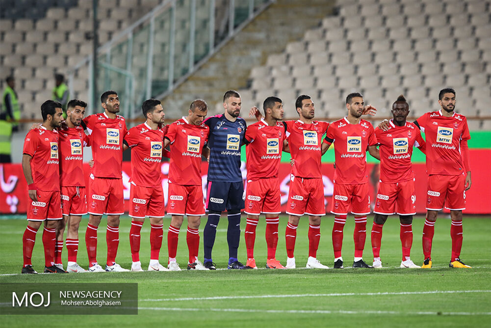 دیدار تیم های فوتبال پرسپولیس و نود ارومیه/عکس تیمی پرسپولیس