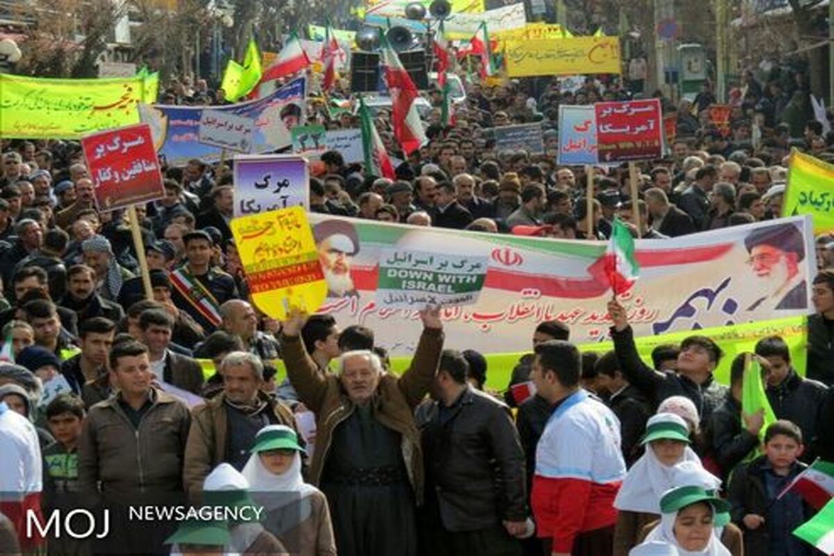 راهپیمایی 22 بهمن سنندج