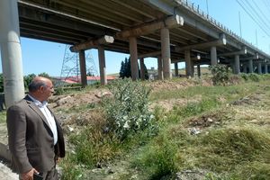 شهردار نکا وضعیت منطقه خشک‌آبندان را بررسی کرد