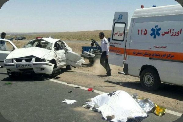 کاهش تصادفات فوتی تهران در هفته پایانی آذر