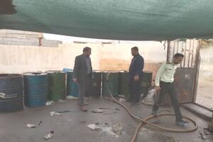 کشف قاچاق سازمان‌ یافته ۷۰۰ هزار لیتر گازوئیل یارانه‌ای از یک معدن خصوصی در هرمزگان