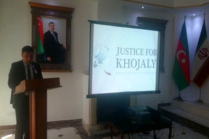 بزرگداشت فاجعه خوجالی در سفارت آذربایجان