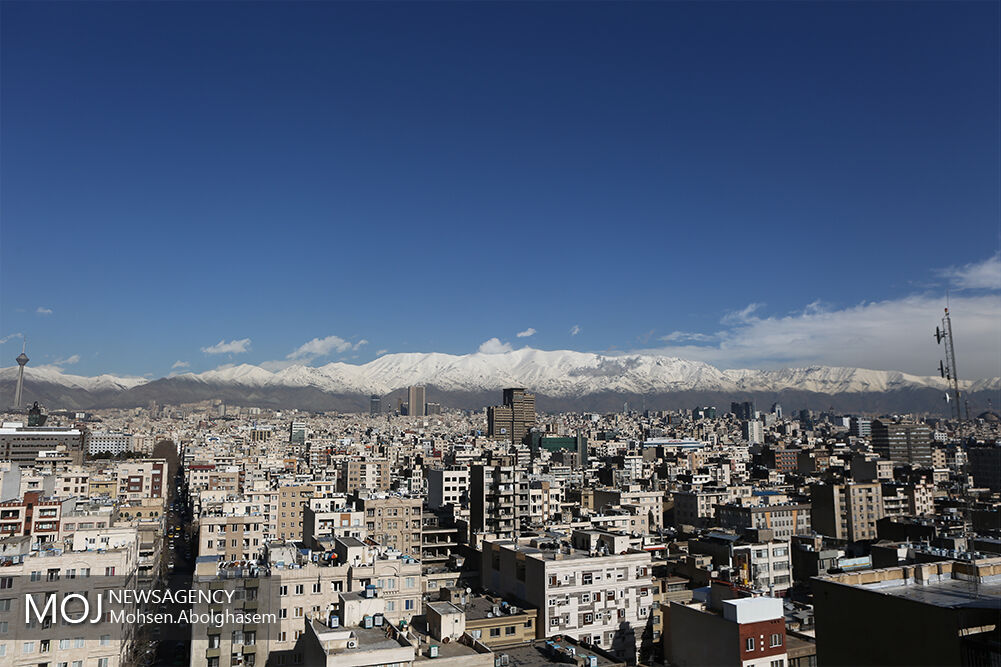 کیفیت هوای تهران ۷ اسفند ۹۸ پاک است/ شاخص کیفیت هوا به ۲۶ رسید