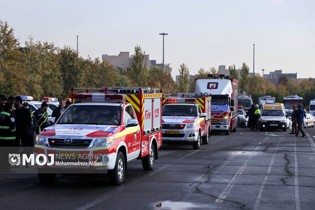 مانور طرح زمستانی پلیس راهور تهران بزرگ و شهرداری تهران