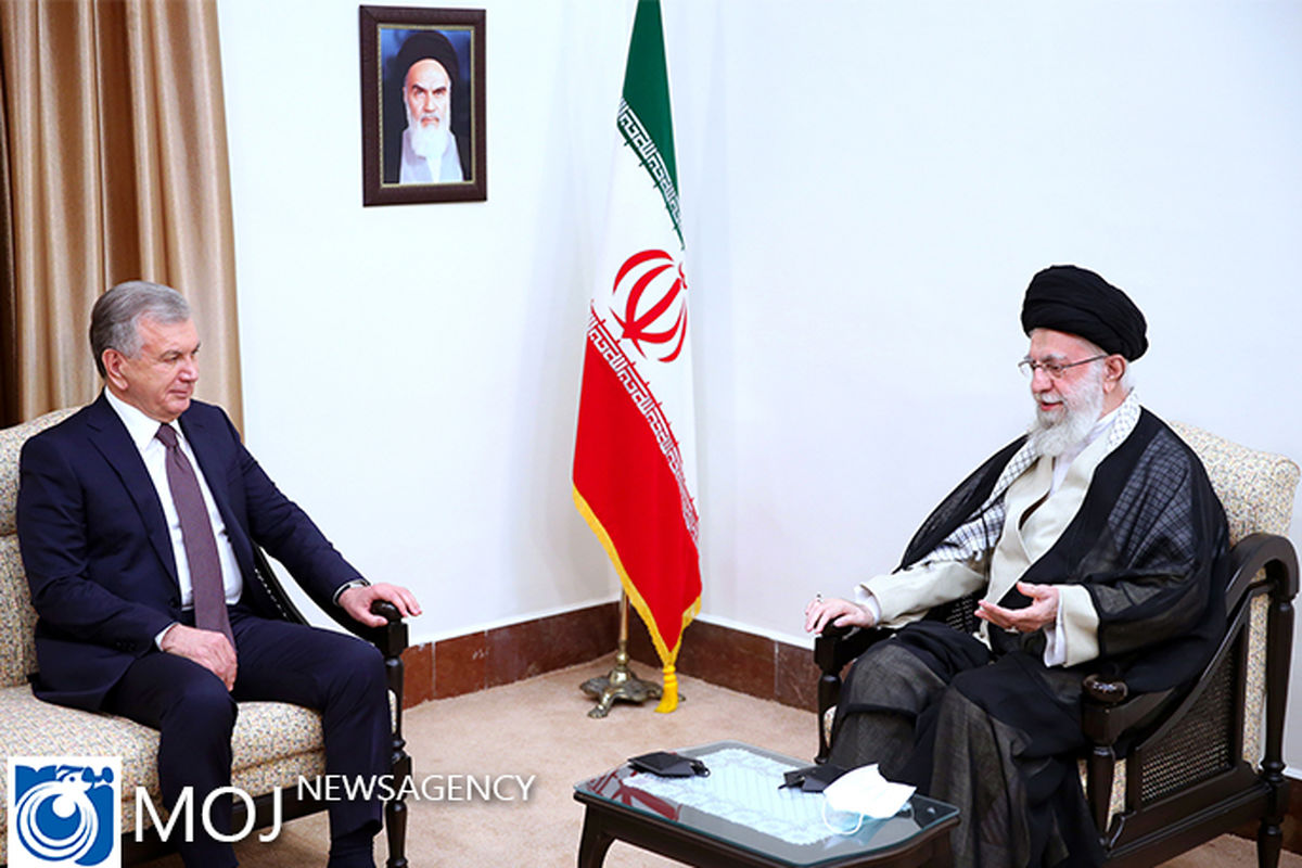 دیدار رئیس جمهور ازبکستان با رهبر انقلاب