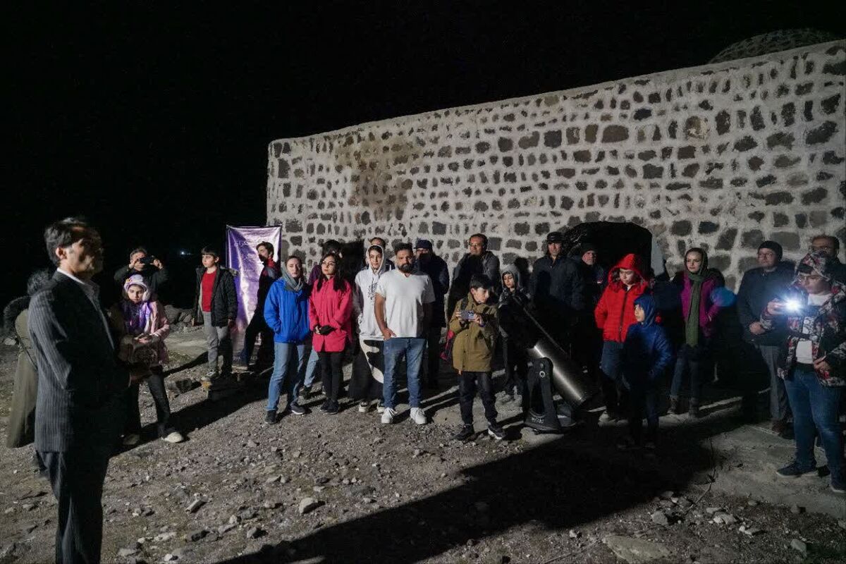 رصد اجرام آسمانی در شهرستان نیر