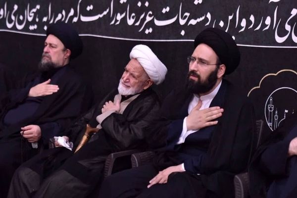 مراسم عزاداری شام غریبان در حرم امام خمینی (ره) با حضور مهدی کروبی