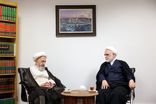 رئیس قوه قضائیه با آیت‌الله سبحانی در قم دیدار کرد
