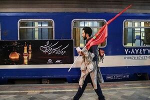 جابه‌جایی رایگان زائران اربعین با ریل‌باس در مسیر خرمشهر-شلمچه انجام می شود