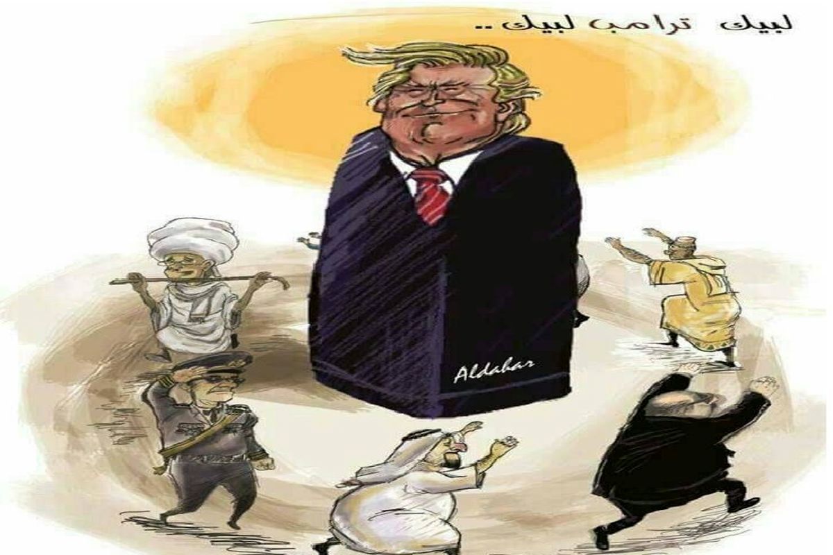 کاریکاتور ترامپ