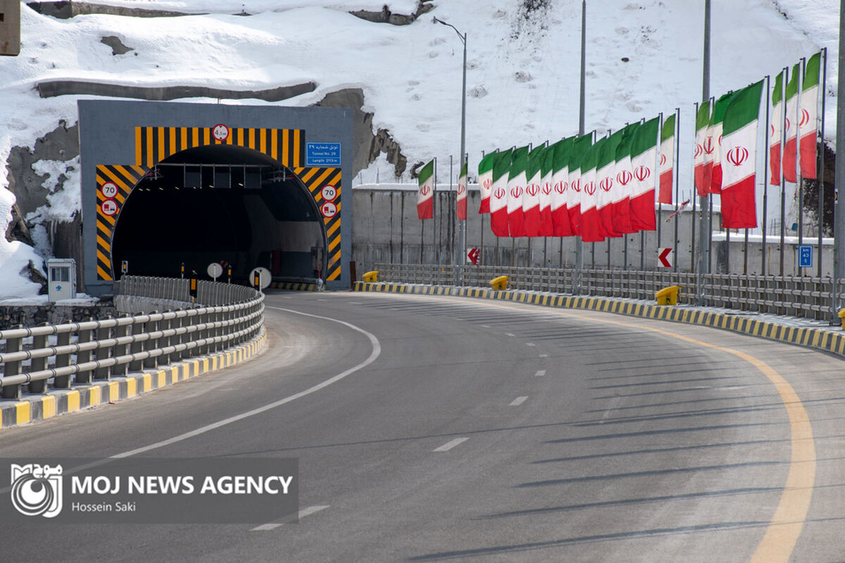 روند پیشرفت باند غربی منطقه 2 آزادراه تهران شمال