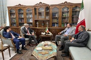 غریب آبادی با معاون وزیر خارجه نروژ، رئیس بانک بریکس و سفیر فرانسه رایزنی کرد