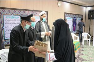 هلال احمر استان یزد به پرچم حرم رضوی متبرک شد