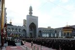 بارگاه امام رضا (ع) سیاهپوش شد