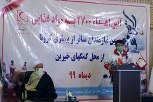 2700 بسته معیشتی نیازمندان به ارزش حدود یک میلیارد تومان توزیع شد