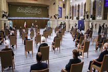آخرین دیدار رئیس جمهور و اعضای دولت با رهبر معظم انقلاب 