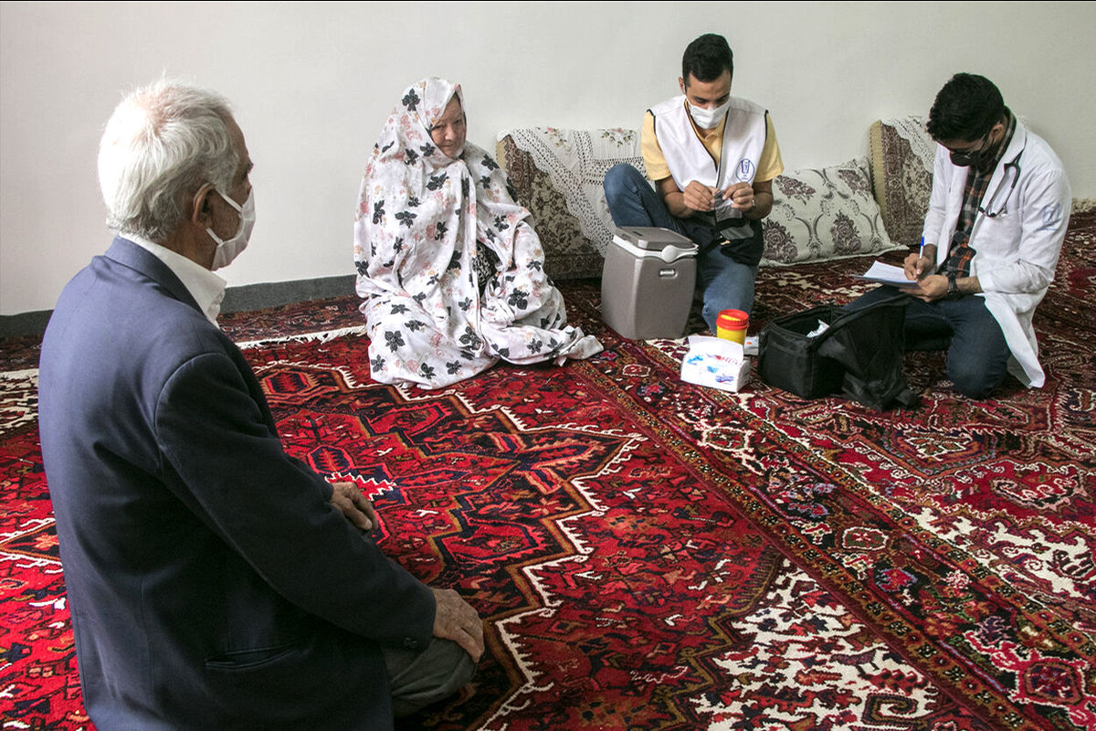 واکسیناسیون حاشیه شهر مشهد