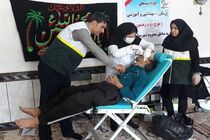 کادر درمان بسیج به زائران «رهبر شهید» خدمات رایگان ارائه می‌دهد