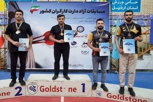 نفرات برتر  مسابقات آزاد دارت کارگران کشور مشخص شدند