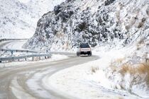 جاده‌های مازندران یخبندان و لغزنده است
