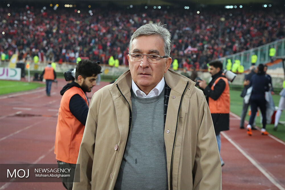 دیدار تیم های فوتبال پرسپولیس و تراکتورسازی تبریز/برانکو ایوانکوویچ
