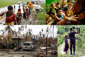 راهپیمانان تهرانی خواستار واکنش سریع جهان اسلام علیه کشتار مردم میانمار شدند
