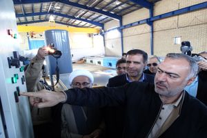 افتتاح طرح آبرسانی به مجتمع روستایی سعید آباد و تصفیه خانه آب گلپایگان