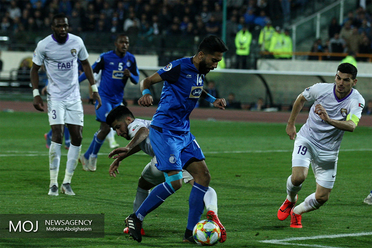 دیدار تیم های فوتبال استقلال ایران و العین امارات